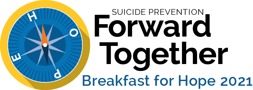 compass logo for Breakfast for Hope reading Suicide Prevention Forward Together Breakfast for Hope 2021