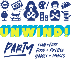 Unwind party logo