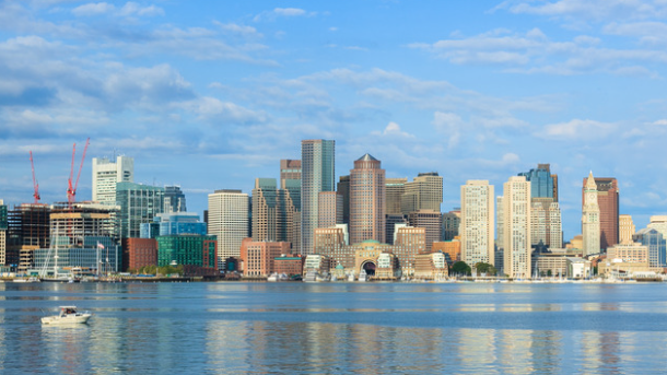 Boston city skyline