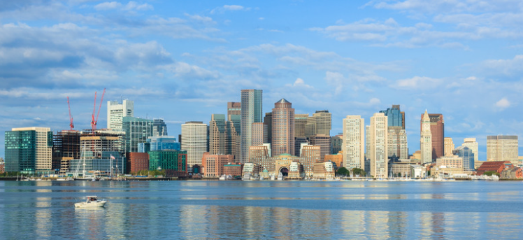 Boston city skyline